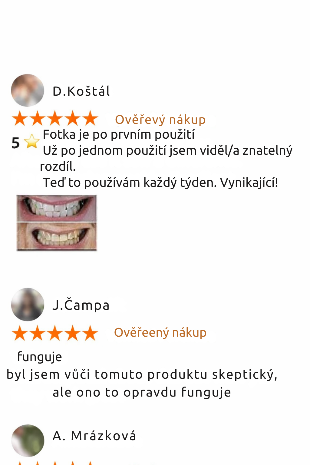 Smilo: fialové bělící pásky na zuby